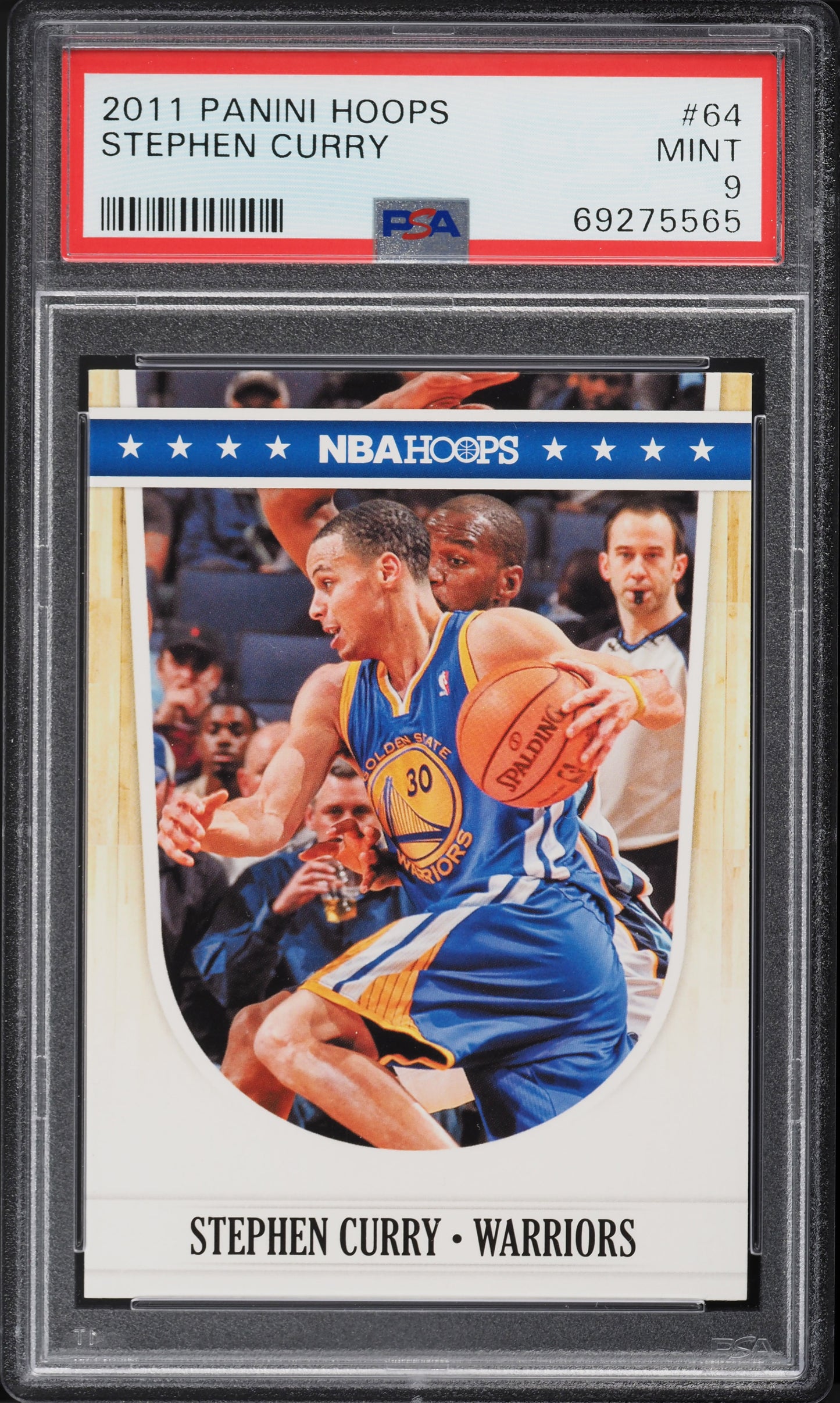 2011 HOOPS STEPHEN CURRY #64 PSA 9 MINT
